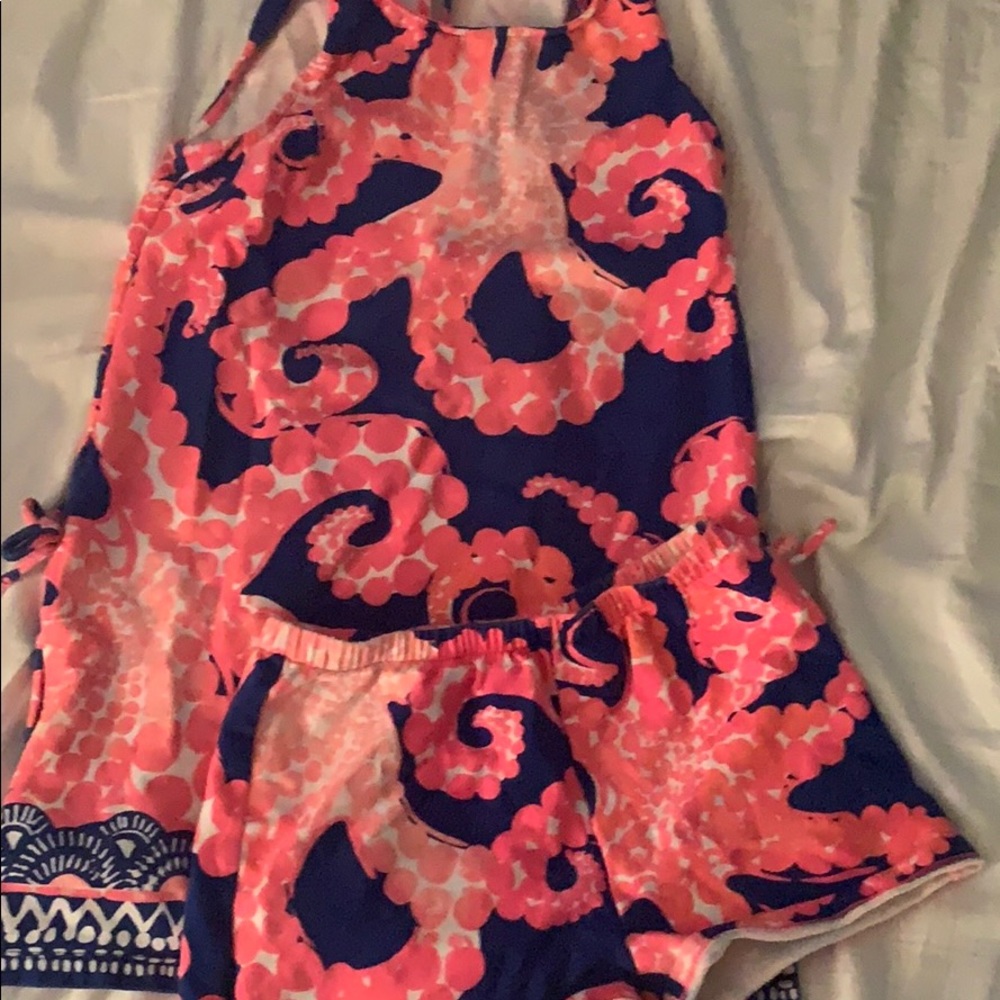 Little Lilly Donna Romper size large
